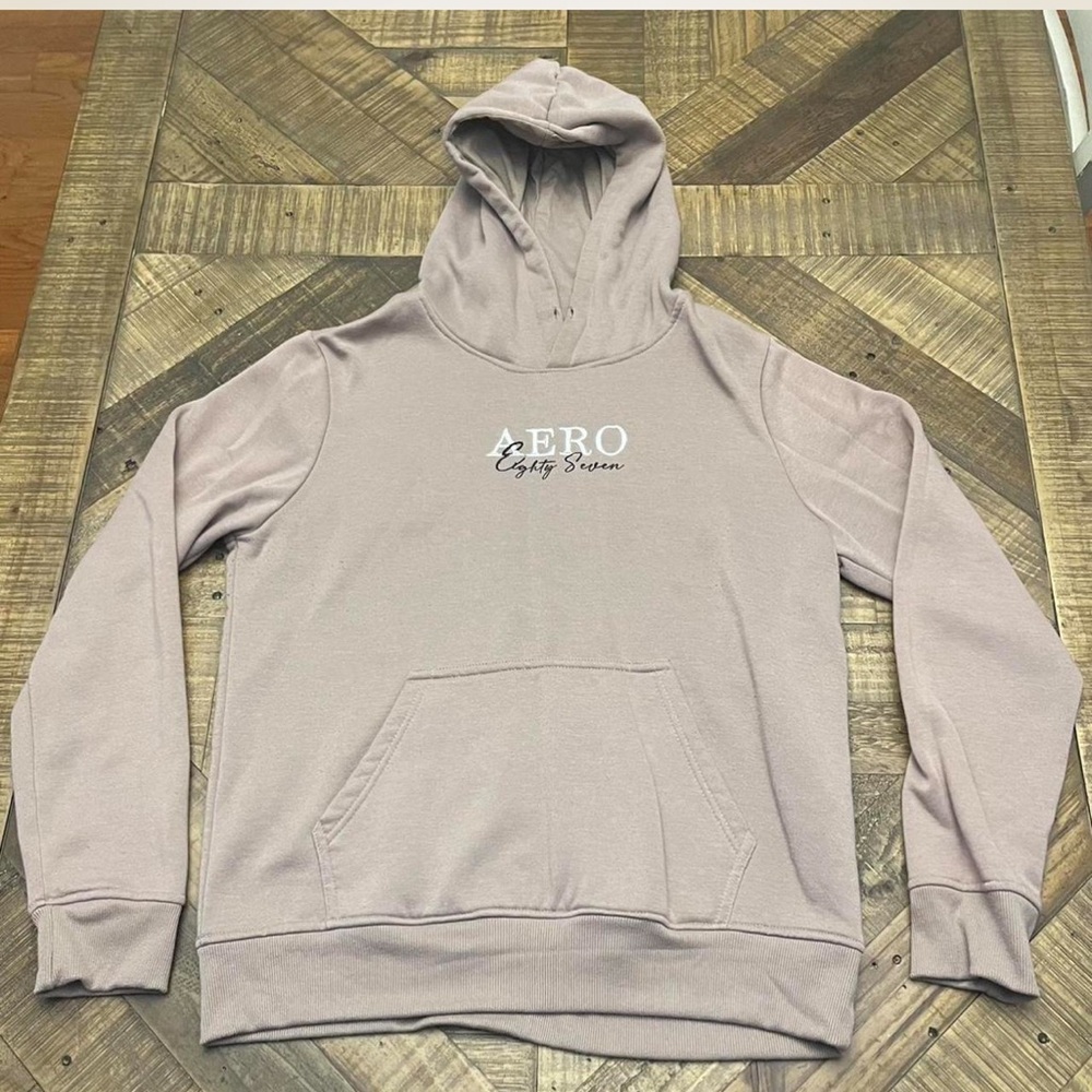 Aeropostale Gray Hoodie with Front Pocket